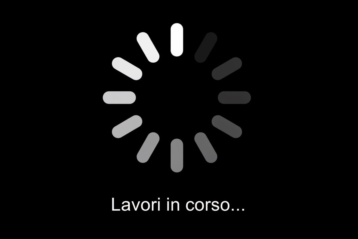 Lavori in corso…